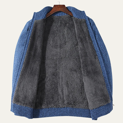 Men's Thick Wool Fleece Cardigan