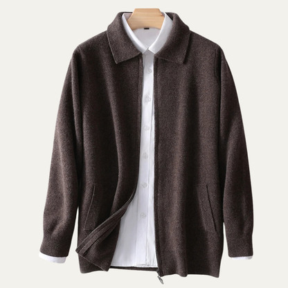 Men's Soft Wool Cardigan Sweater