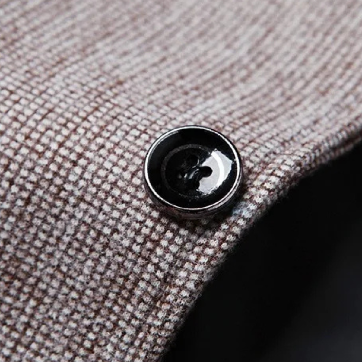 Men's Single Breasted Blazer Smart Casual Wool Navy