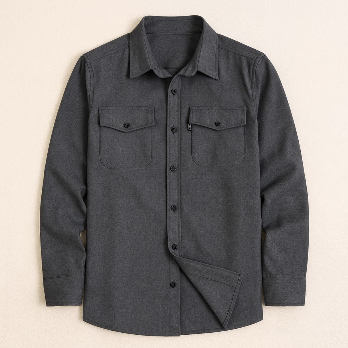 Men's Casual Shirt Jacket Cotton Overshirt