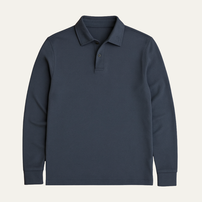 Men's Slim Fit Cotton Polo Shirt - Fashinoza