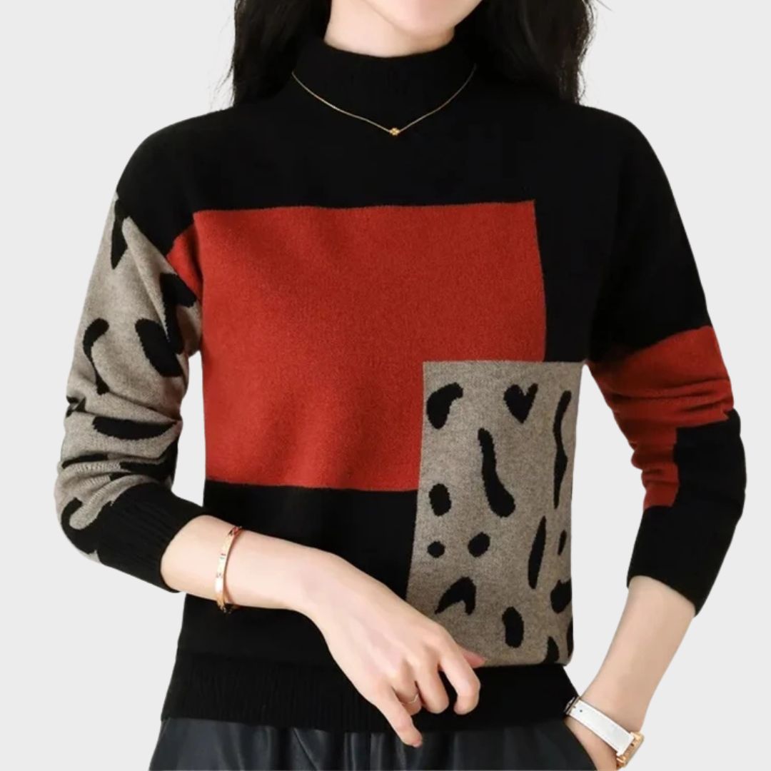 Women's High Collar Sweater Comfortable