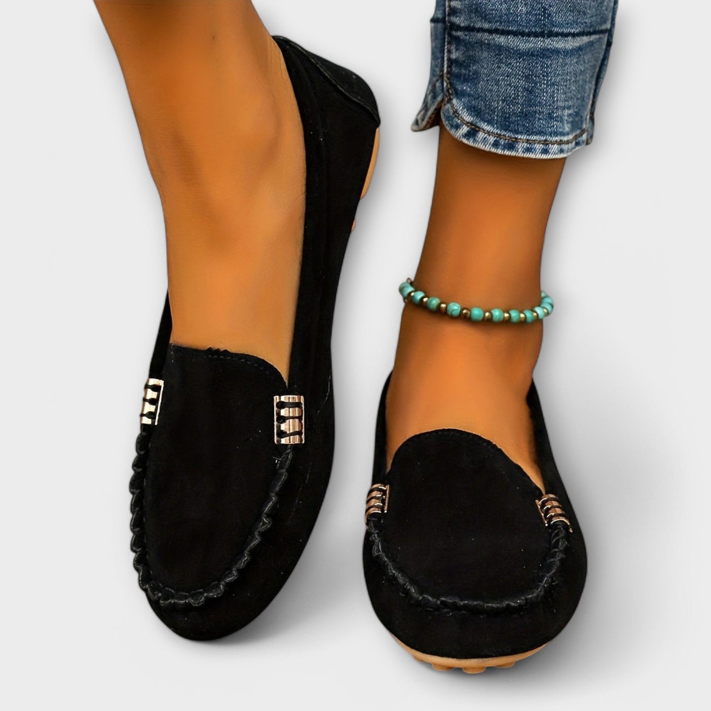 Women's Stitched Slip-On Loafers