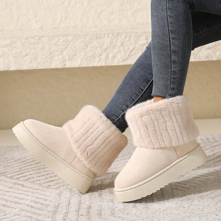 Women's Winter House Boots Insulated - Fashinoza