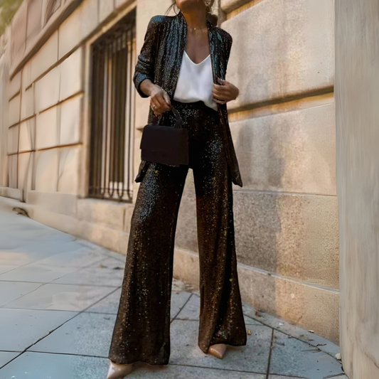 Women's Sparkling Cardigan Elegant Holiday Style - Fashinoza