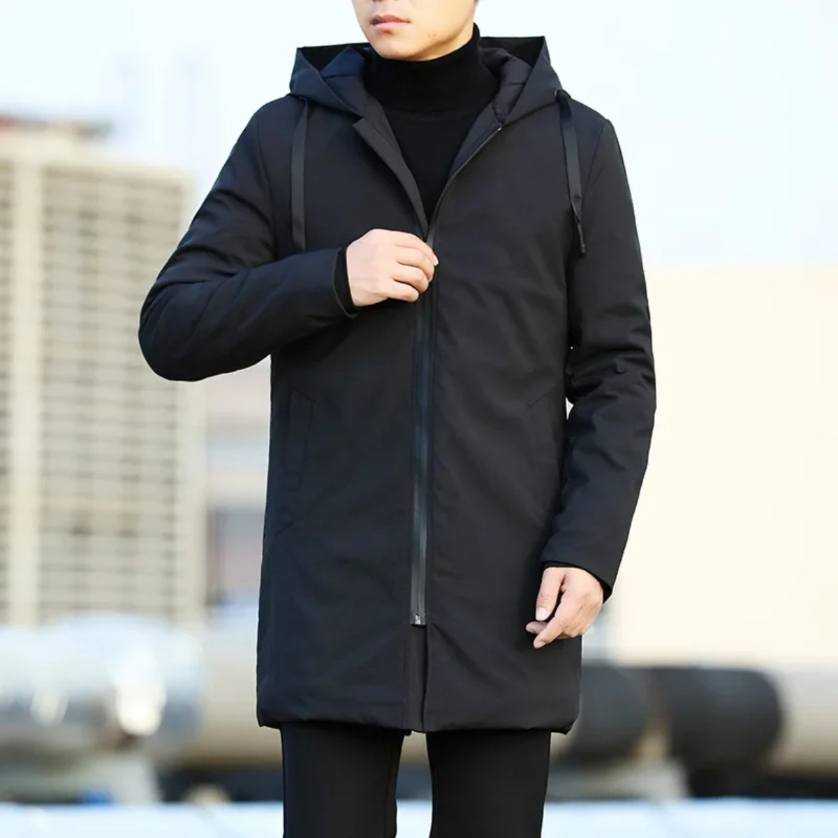 Monarchs Men's Waterproof Rain Jacket Hooded Coat