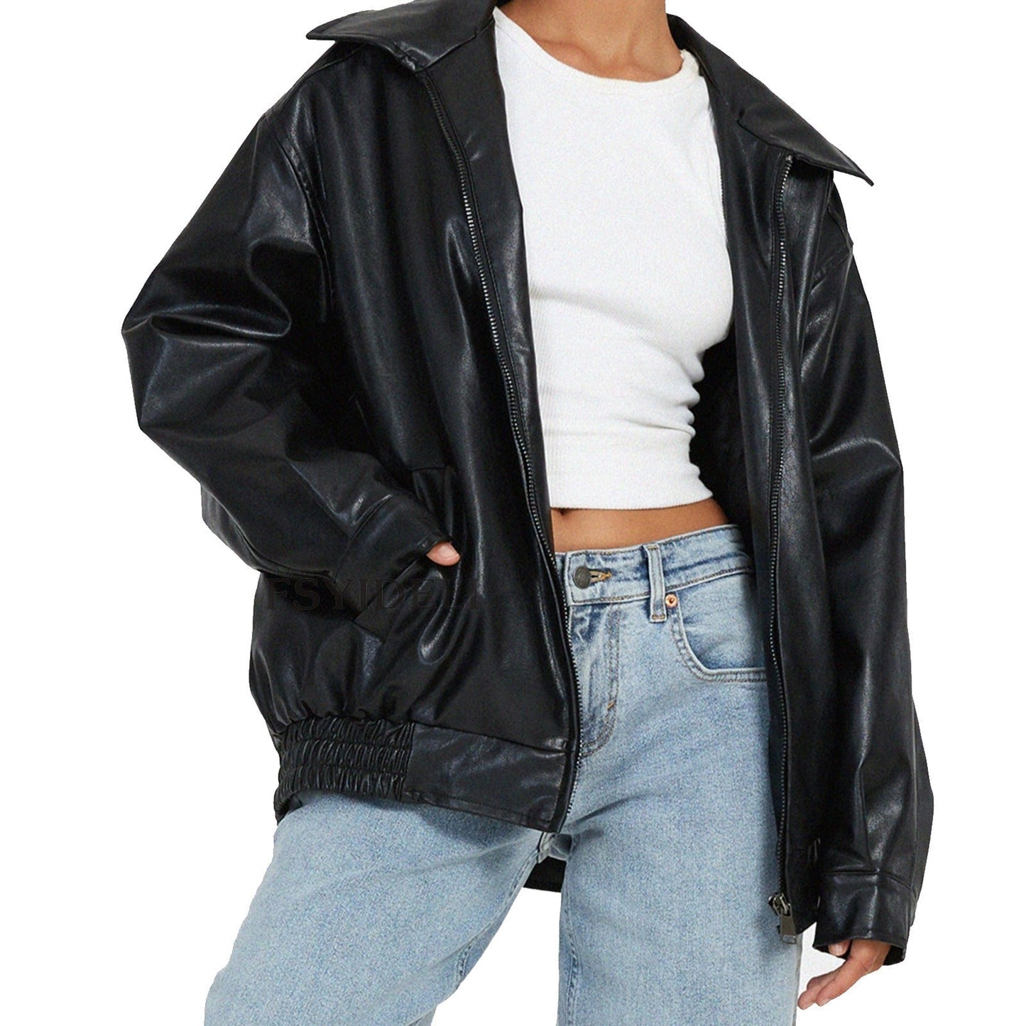 Daisy | Women Spring Zip Up Bomber Jacket