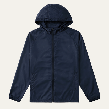 Men's Lightweight Hooded Windbreaker Jacket - Fashinoza