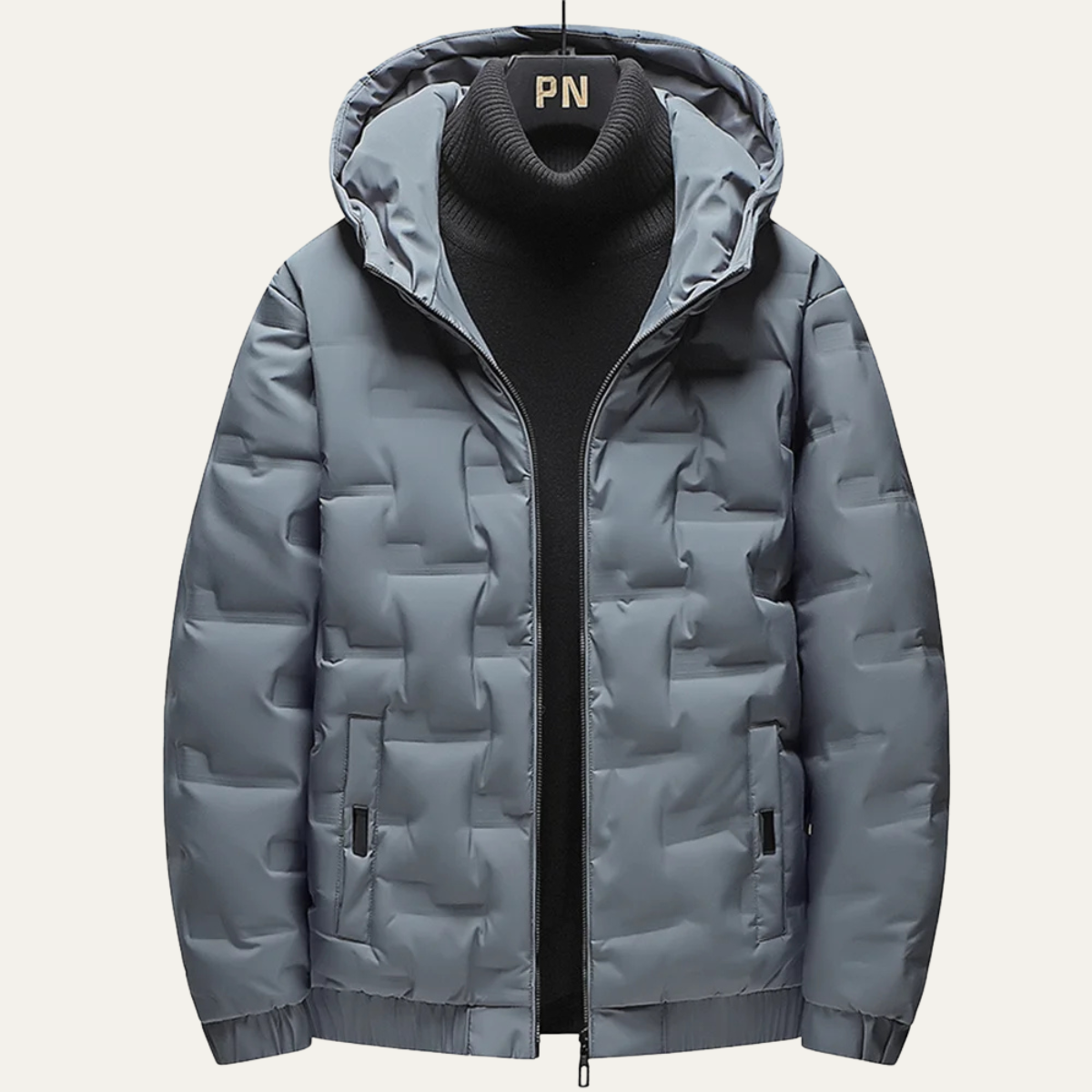 Men's Insulated Ski Jacket Warm Gray