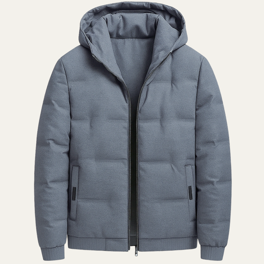 Men's Insulated Ski Jacket Warm Gray - Fashinoza