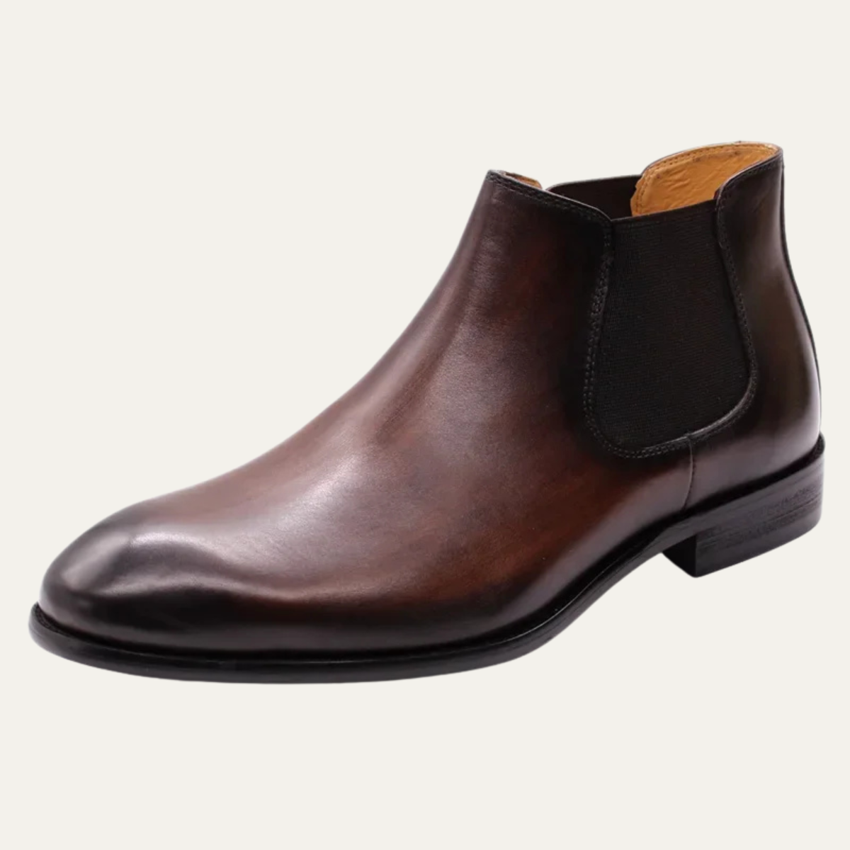 Men's Leather Ankle Chelsea Boots - Fashinoza