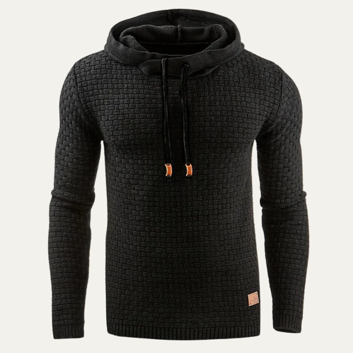 Men's Hooded Knit Sweater Warm - Fashinoza