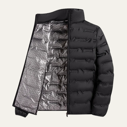 Windmere Men's Heated Down Jacket Thermal Black