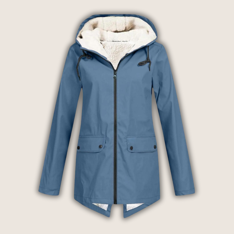 Women's Hooded Zip Winter Jacket