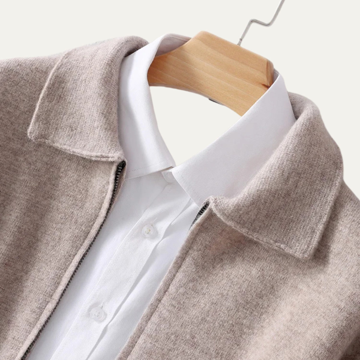 Men's Soft Wool Cardigan Sweater