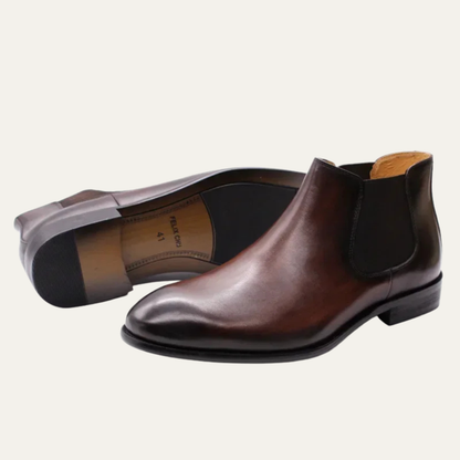 Men's Leather Ankle Chelsea Boots