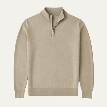 Men's Half Zip Knit Sweater Casual - Fashinoza