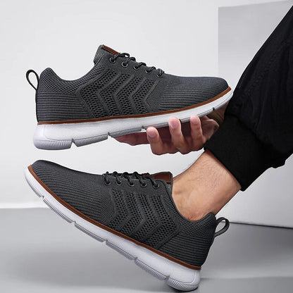 Men's Lace-Up Knit Sneakers