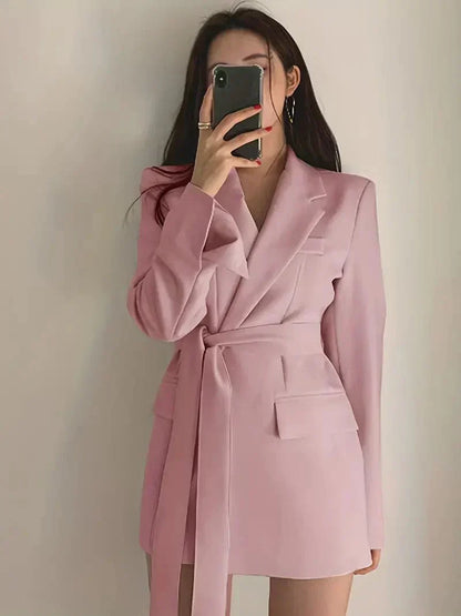 Women's Blazer Coat Wool Blend Versatile