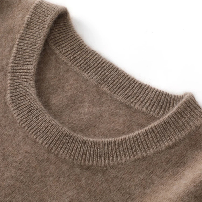 Men's Merino Wool O Neck Sweater