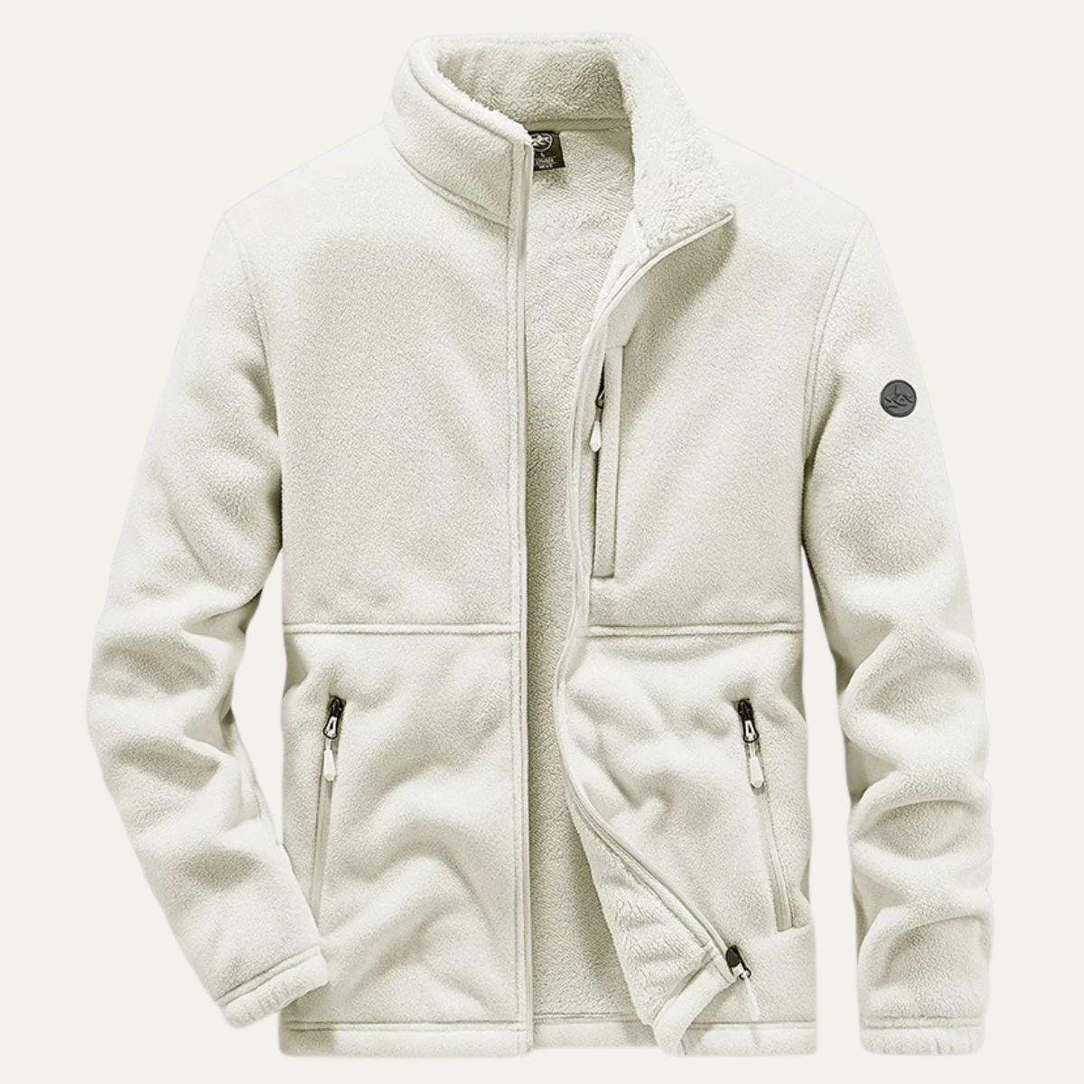 Men's Fleece Sherpa Zip Up Jacket Warm Winter Coat - Fashinoza