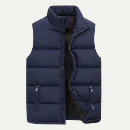 Men's Padded Winter Puffer Gilet