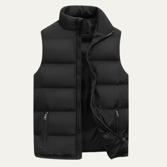 Men's Padded Winter Puffer Gilet - Fashinoza