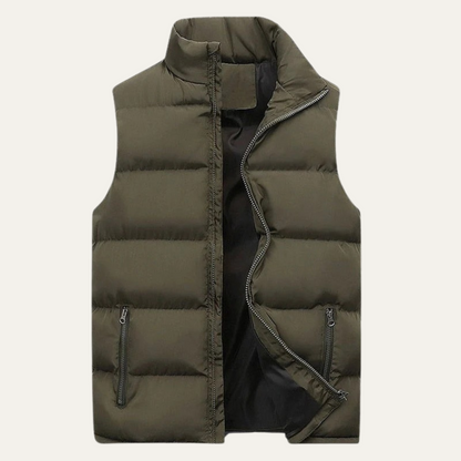 Men's Padded Winter Puffer Gilet