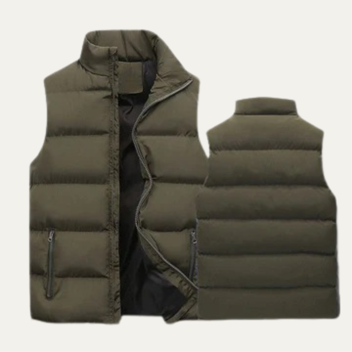Men's Padded Winter Puffer Gilet