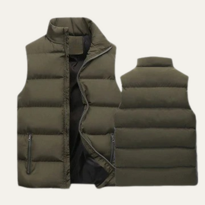 Men's Padded Winter Puffer Gilet