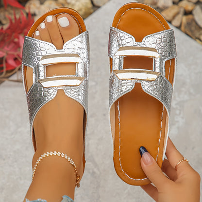 Women's Cushioned Sandals Adjustable Buckle