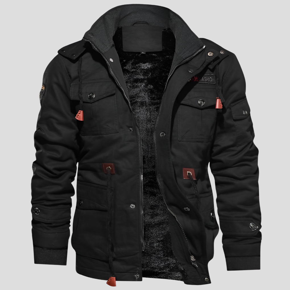 Men's Windbreaker Jacket Water Resistant Warm - Fashinoza