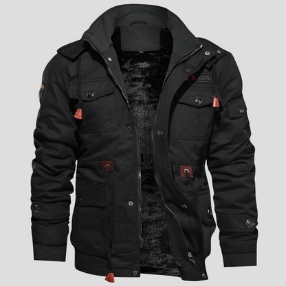Men's Windbreaker Jacket Water Resistant Warm - Fashinoza