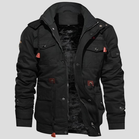 Men's Windbreaker Jacket Water Resistant Warm - Fashinoza