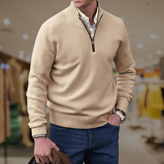 Beckett Men's Quarter Zip Pullover - Fashinoza