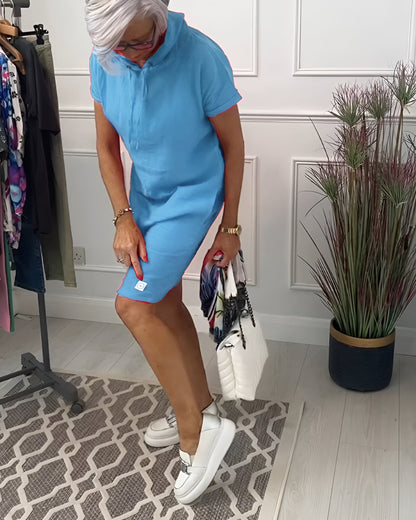 Women's Relaxed Hoodie Dress