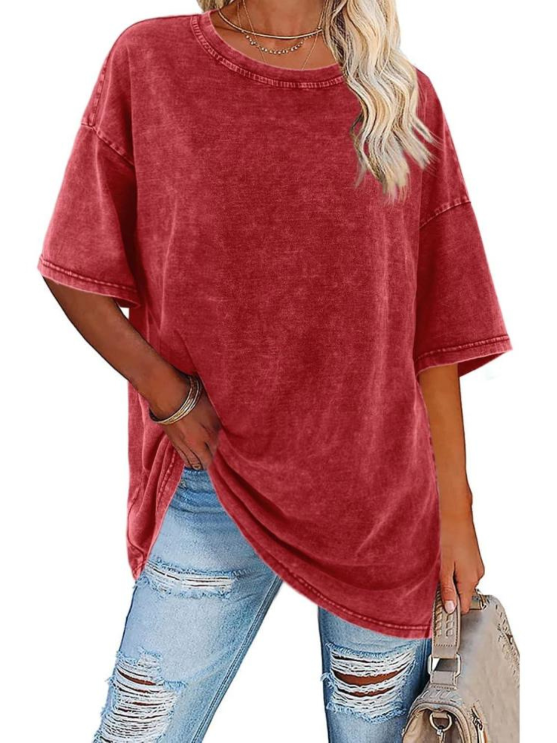 Women's Dropped Shoulder T-Shirt