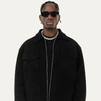 Men's Modern Suede Jacket