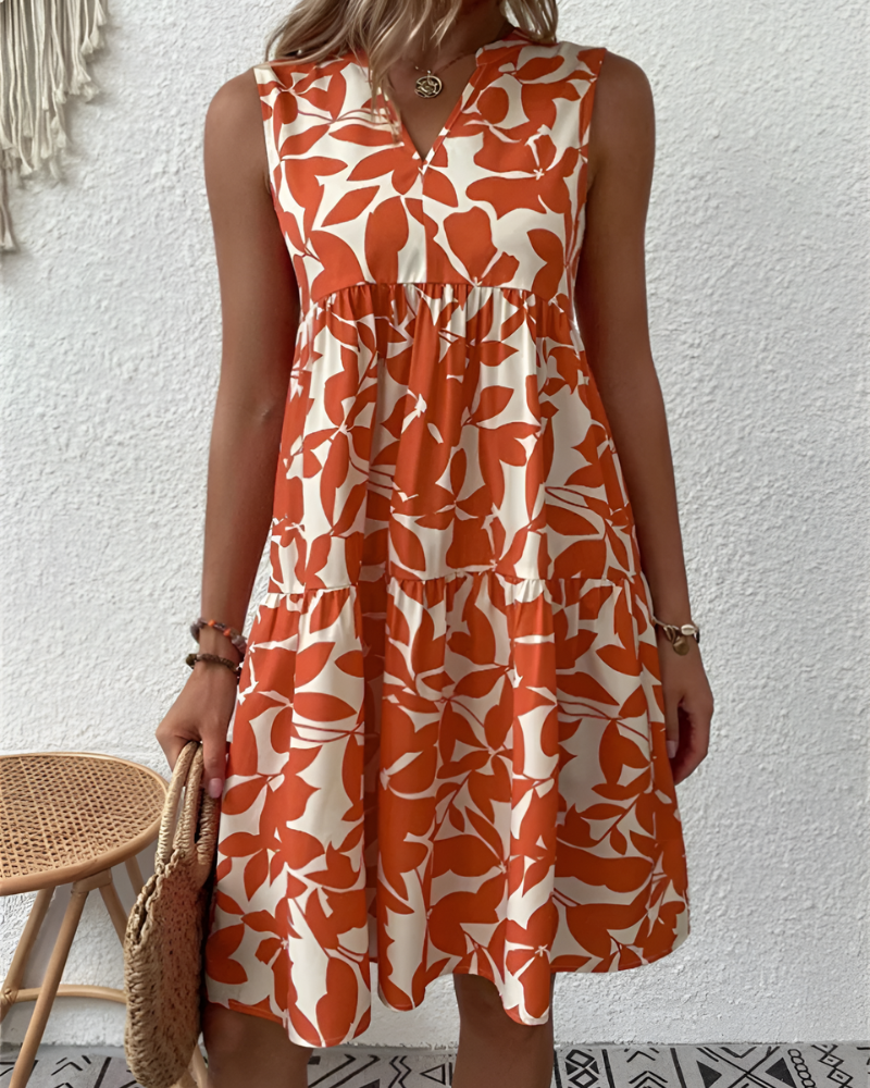Women's Midi Sundress Cotton Floral