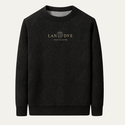 Men's Fleece Lined Sweater Winter