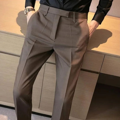 Men's Elegant Business Pants Silicon Fabric