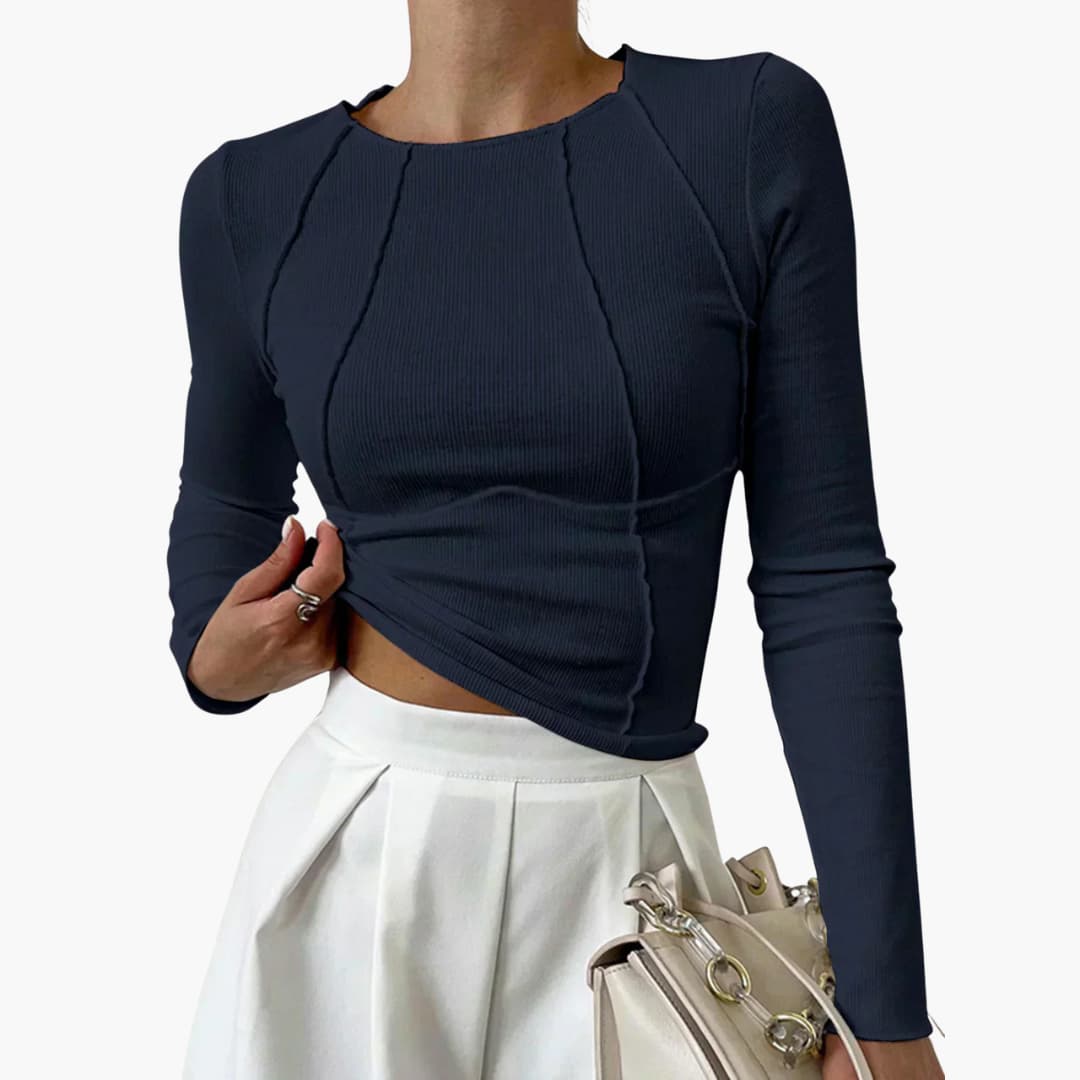 Women's Long Sleeve Sculpted Seam