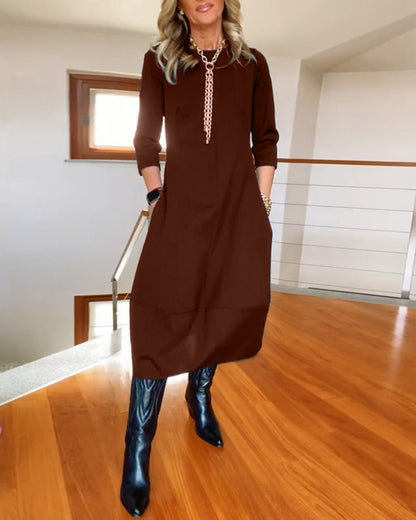 Women's Relaxed Midi Dress