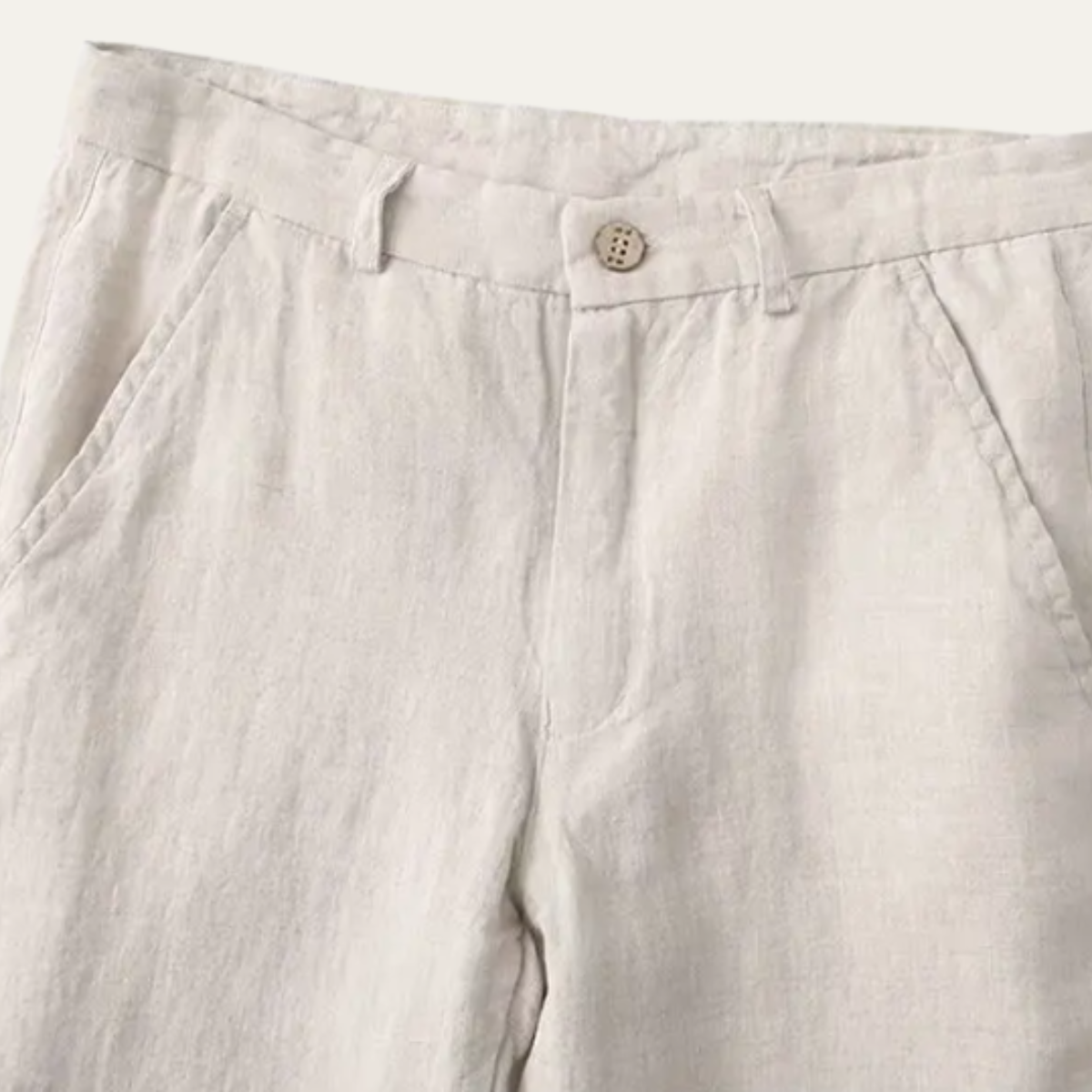 Alderfall Men's Linen Pants Casual Loose Fit