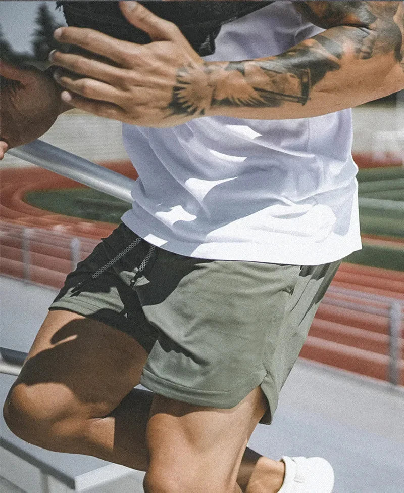 Men's Sport Shorts 2-In-1 Athletic Comfortable