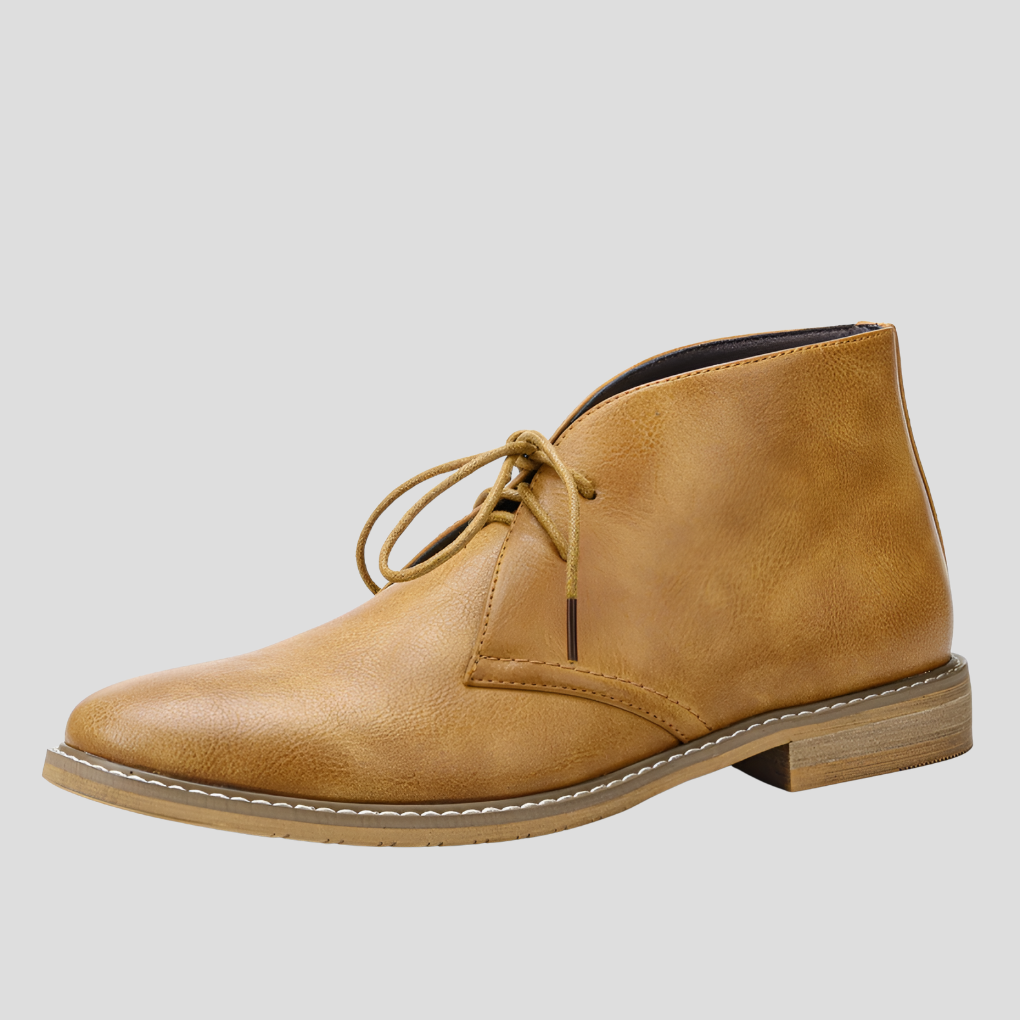Men's Desert Boots Vintage Leather Brown