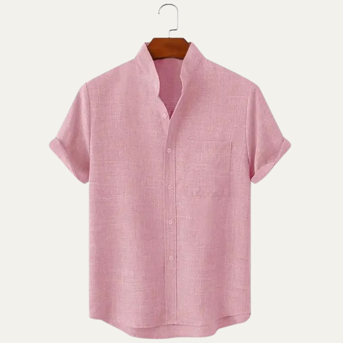 Men's Oversized Cotton Linen Beach Shirt