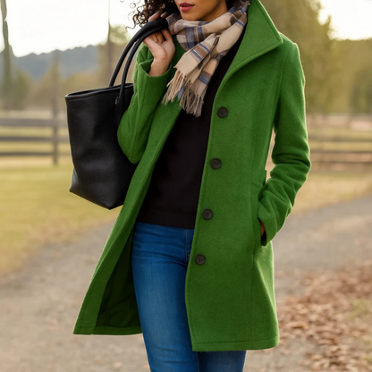 Alice | Women Classic Buttoned Winter Coat