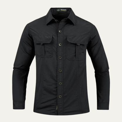 Montbrook Men's Tactical Cargo Shirt Multi Pocket