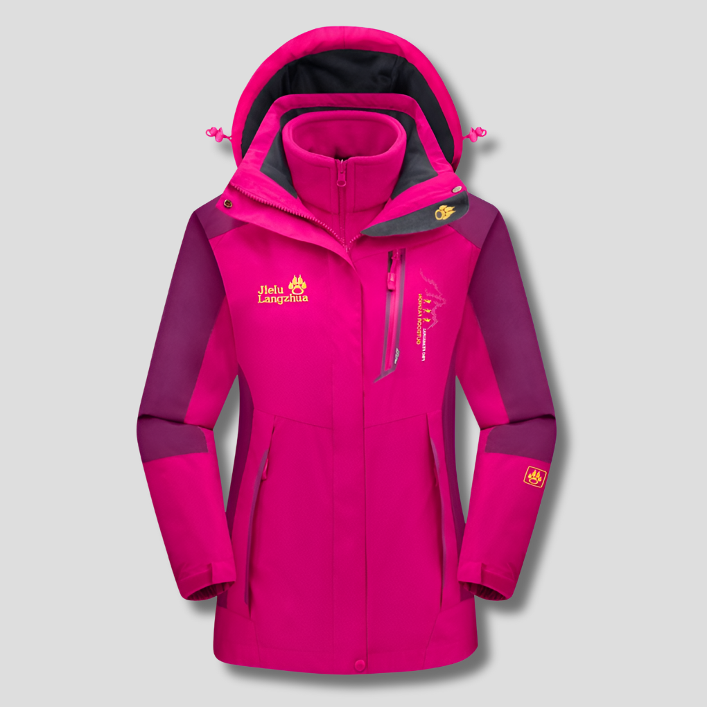 3-In-1 Waterproof Ski Jacket Winter